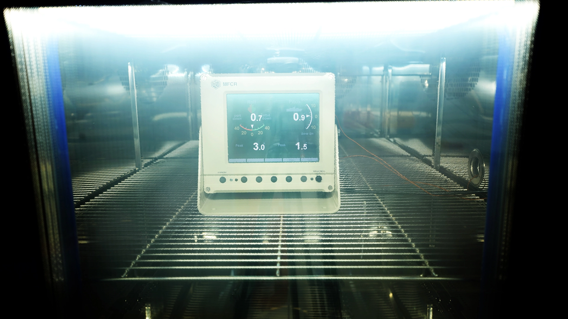 Monitor in Environmental Testing Machine